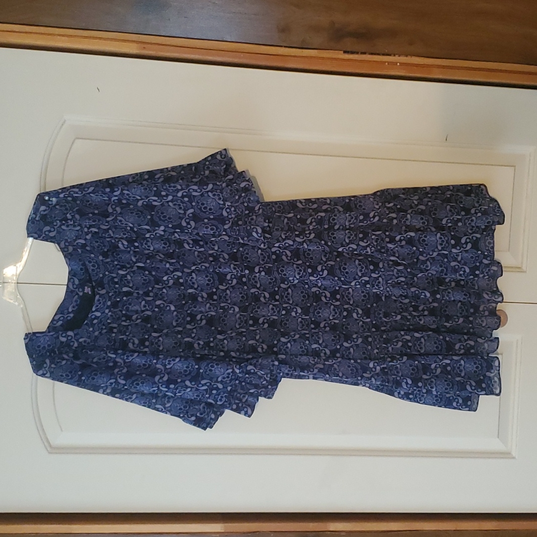 Anna Sui Paisley Print Dress Sz Small